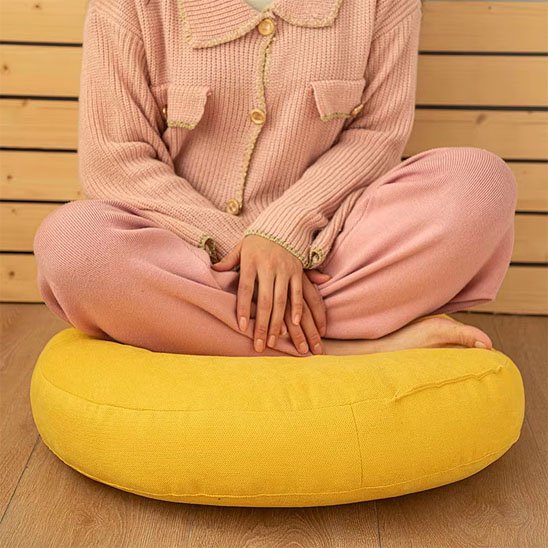 Zafu coussin rond de méditation