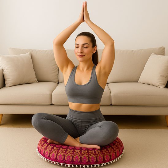 zafu-de-meditation-rond-pour-yoga-et-meditation-confortable