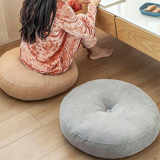 Zafu ergonomique pour méditation